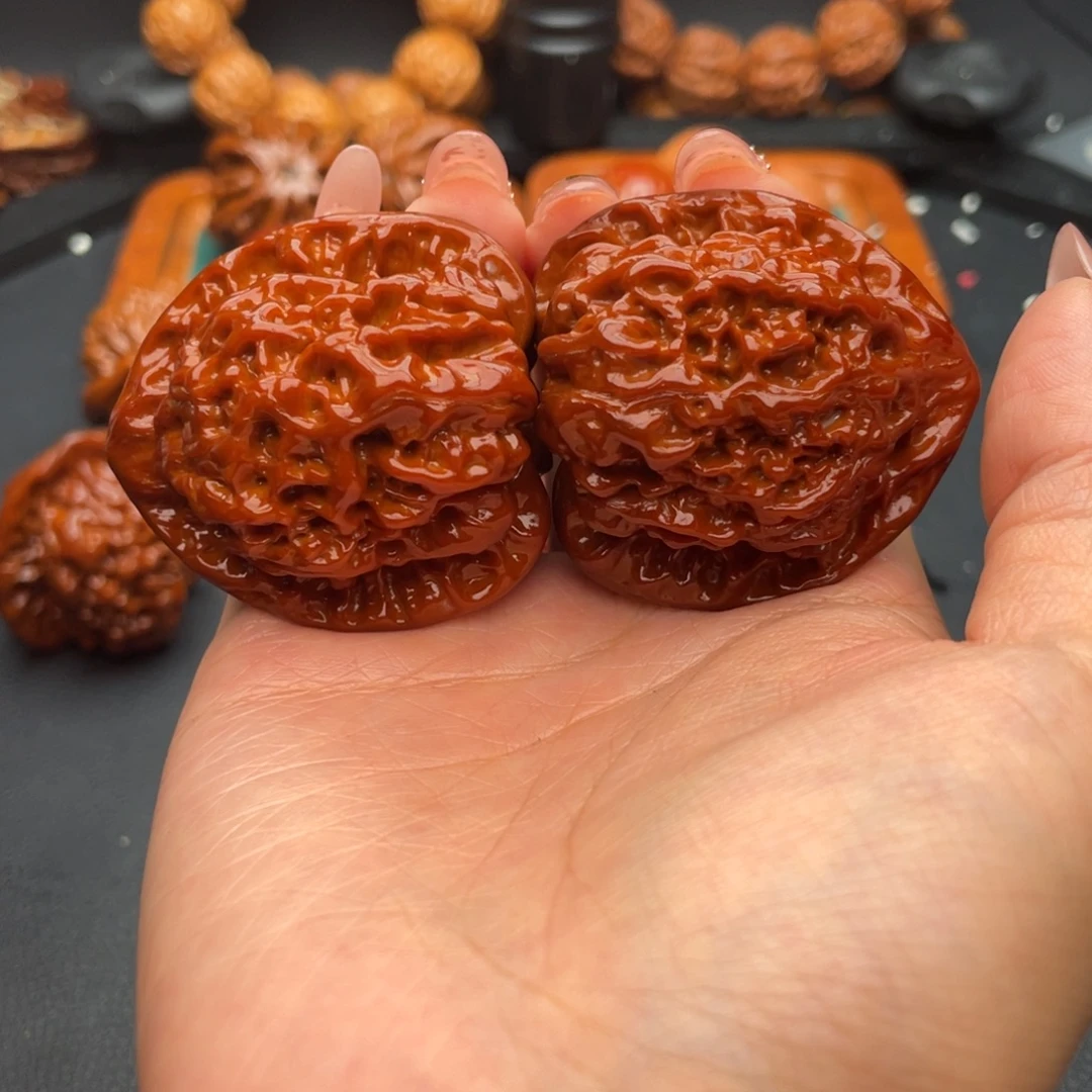 文玩核桃把件官帽