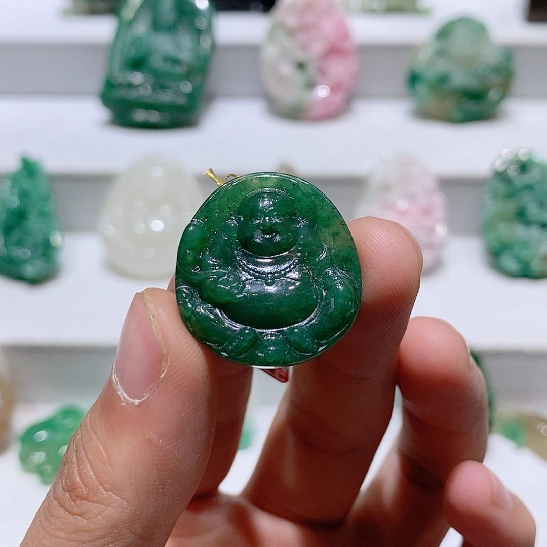 独山玉未镶嵌吊坠