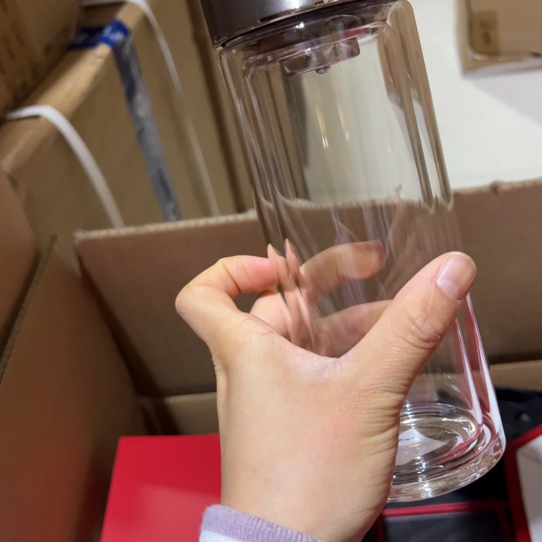 希1016S双层玻璃杯360ml