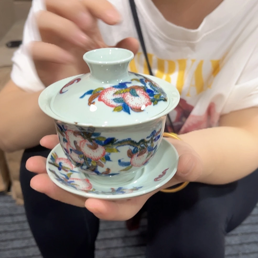 摆件////景德镇陶瓷研究所。绿。