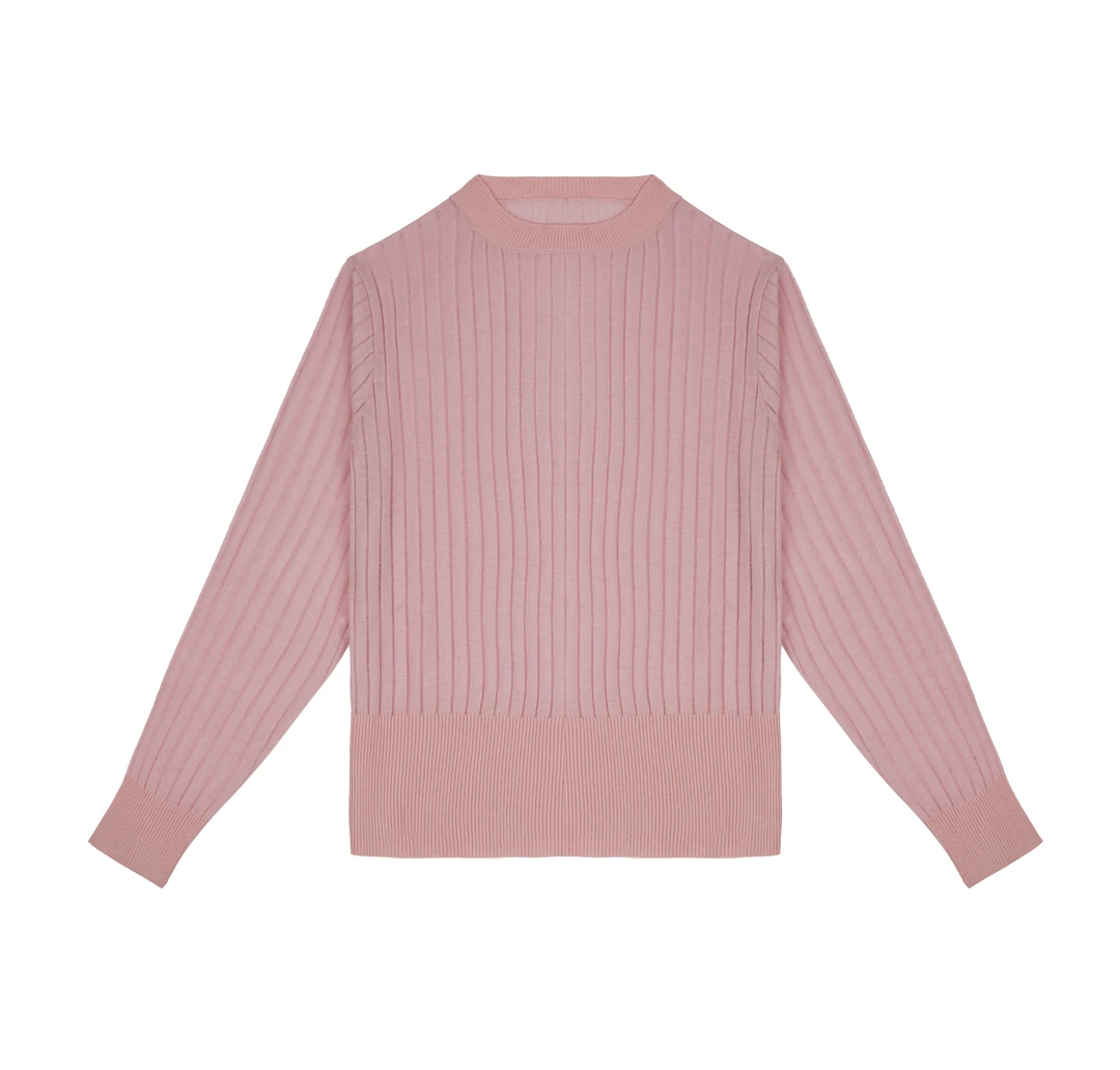 25年早春新款圆领套头针织衫（25Z0708-879）