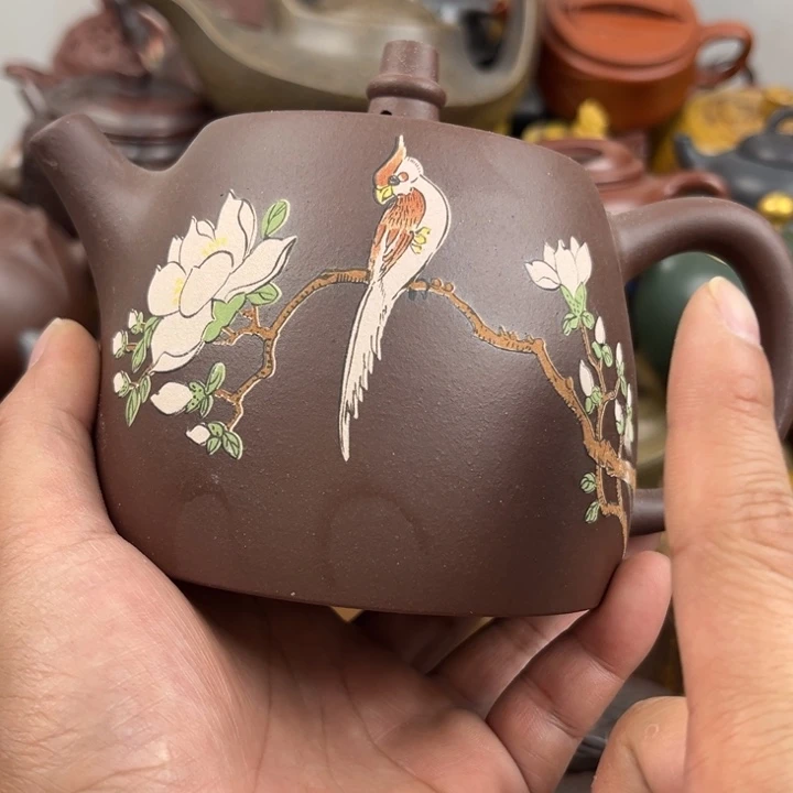 茶壶紫砂紫砂内口磕碰