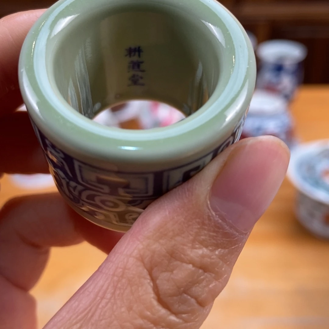 手绘现代茶具非古董