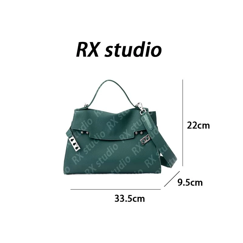 【南沙瑞熙】KLL-66035-绿色-轻奢小众设计感时尚百搭ins女士