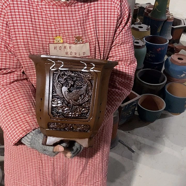 紫砂花盆紫砂花盆