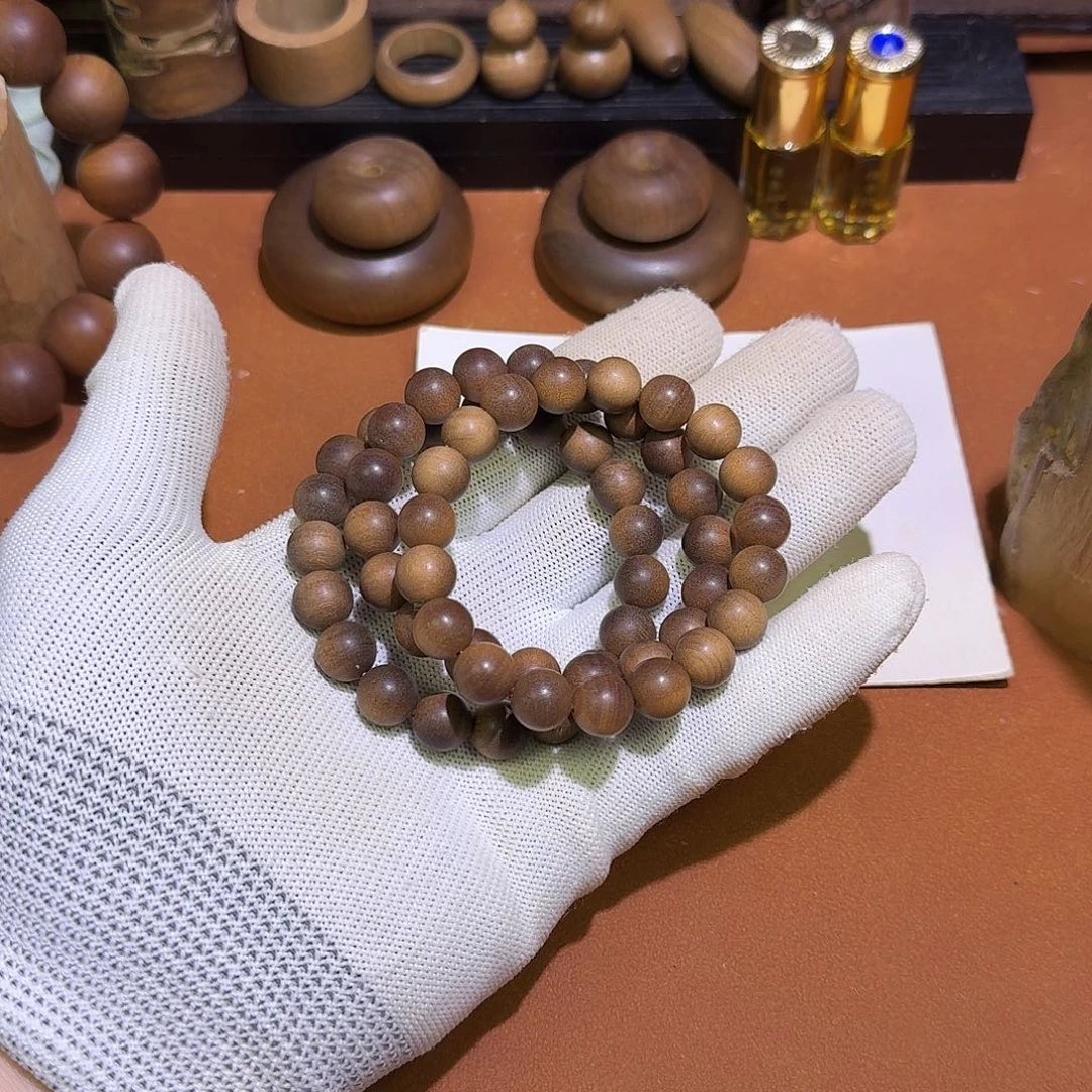 檀香木百年系列1.0×19颗黑肉横纹沉水