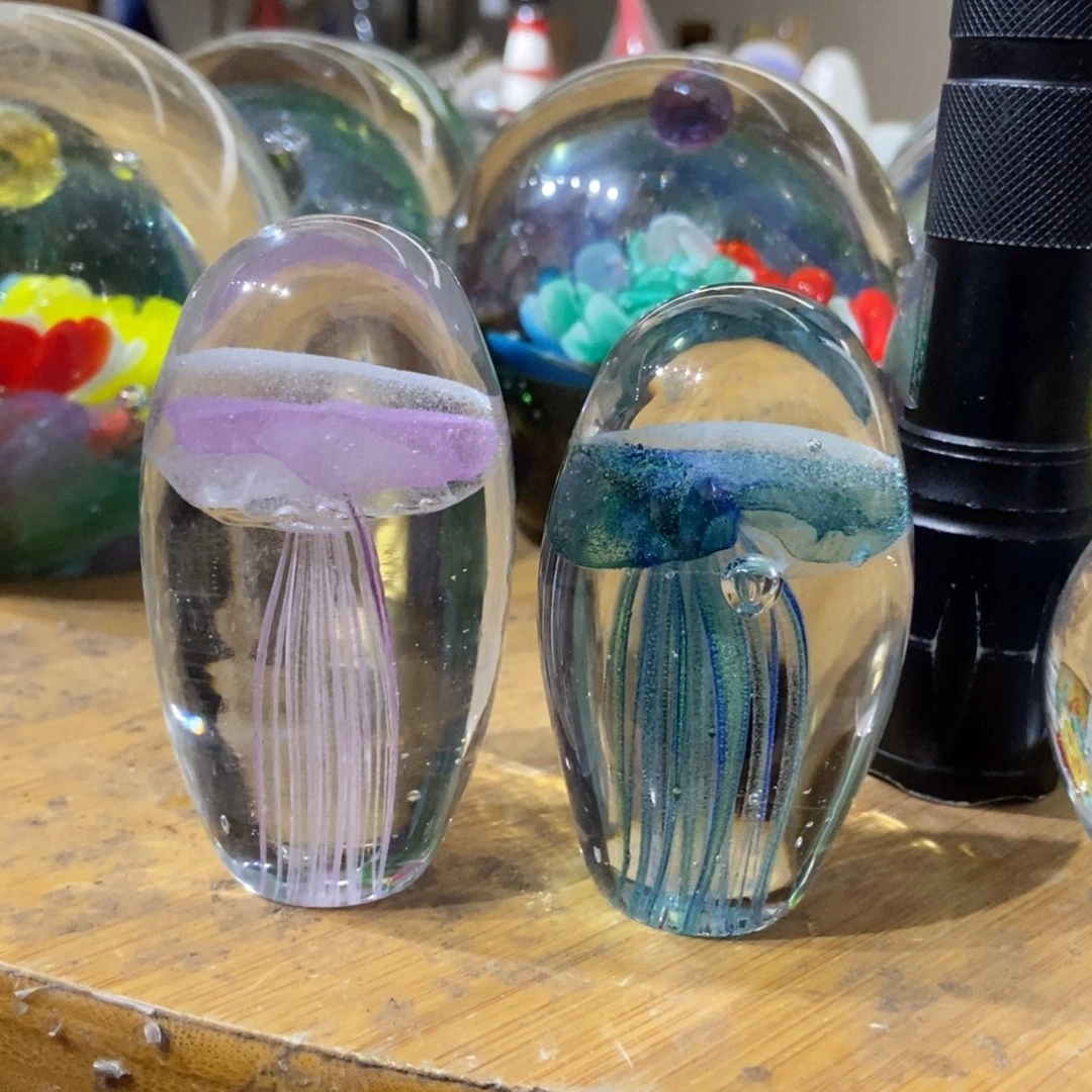 琉璃手工艺品精品2个