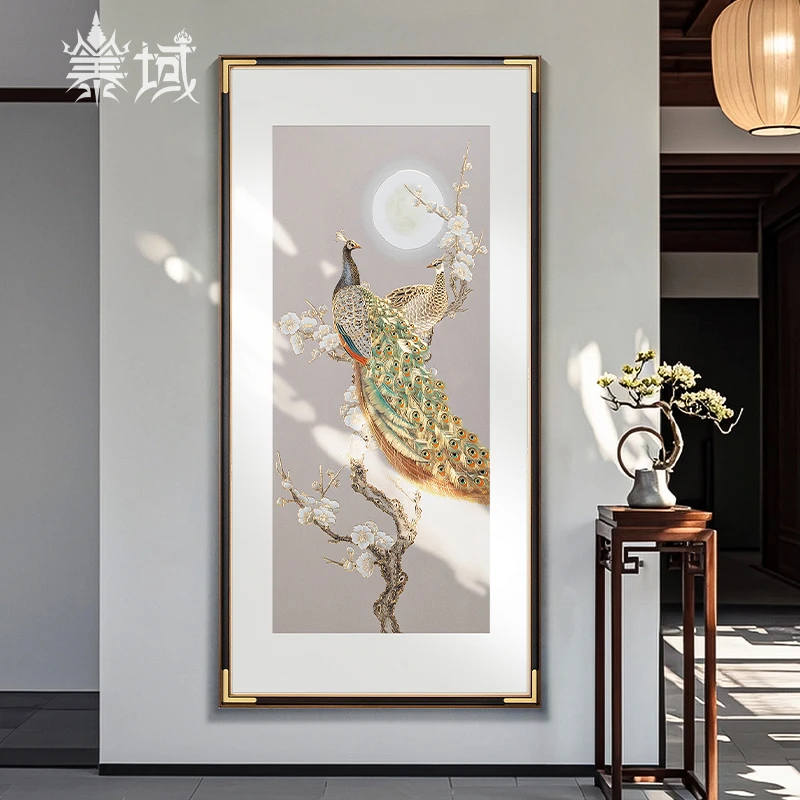 泰域超大号《花好月圆》铜雕画 迎门墙 茶室挂画 客厅装饰画B2-563