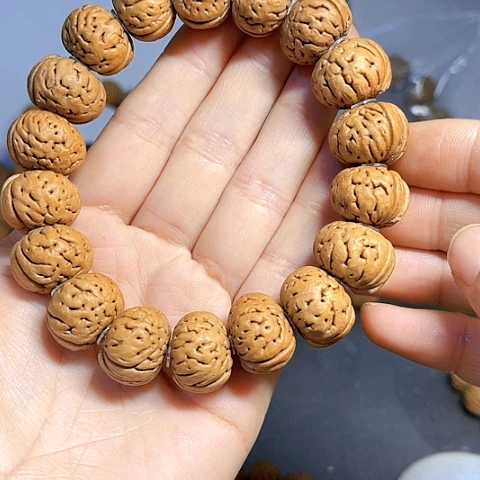 桃核吊坠前*桃核手串