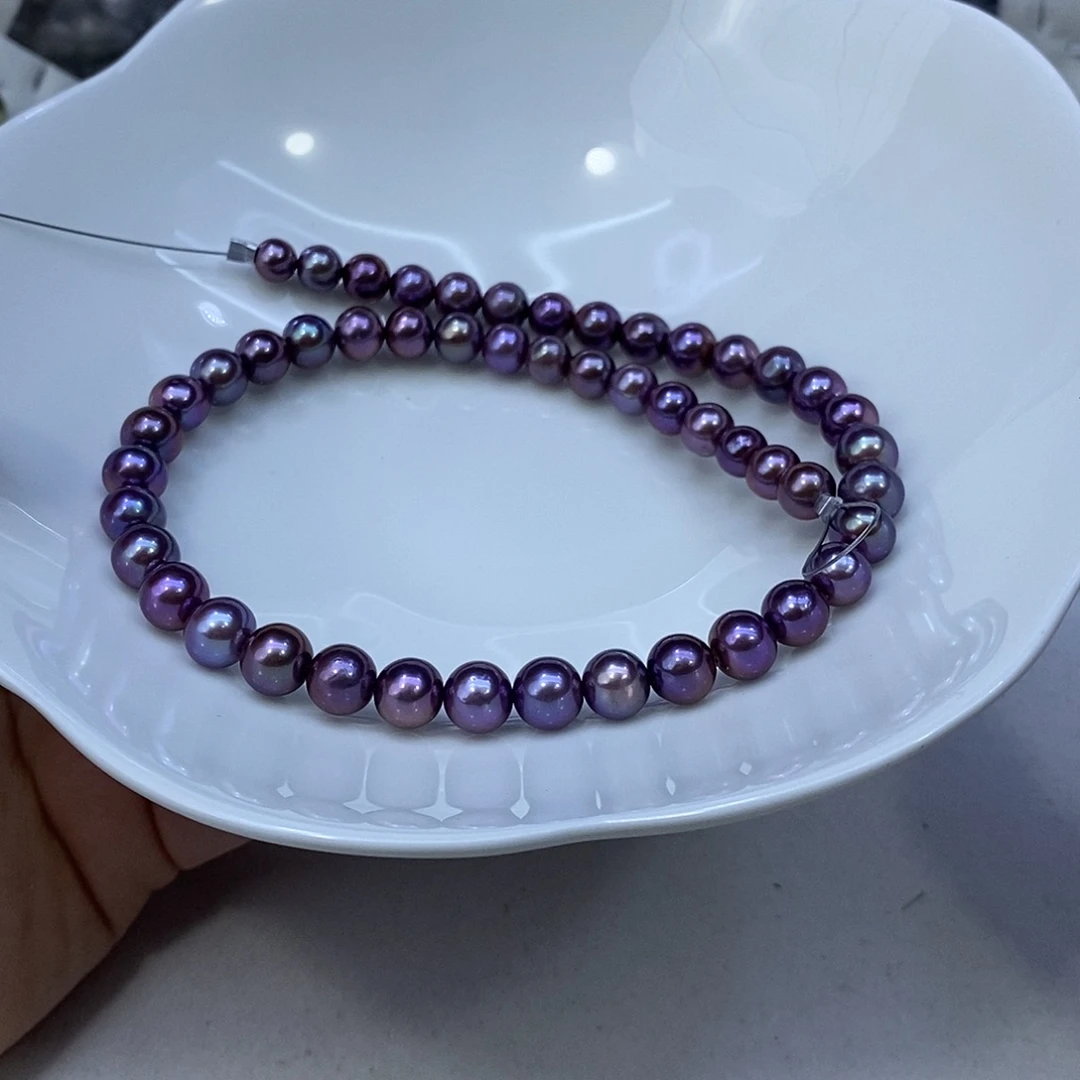 淡水珍珠银S925镶嵌颈饰