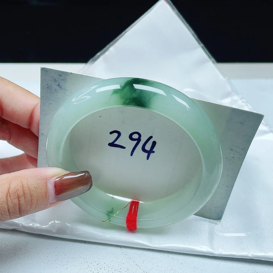 翡翠未镶嵌手镯 正圈58