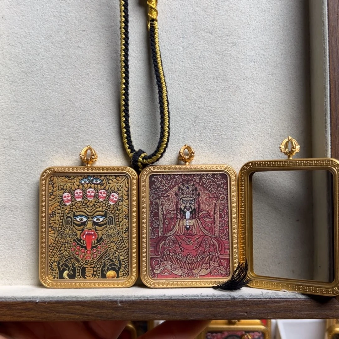 李***祺吊坠双面定制 扎基 五爷