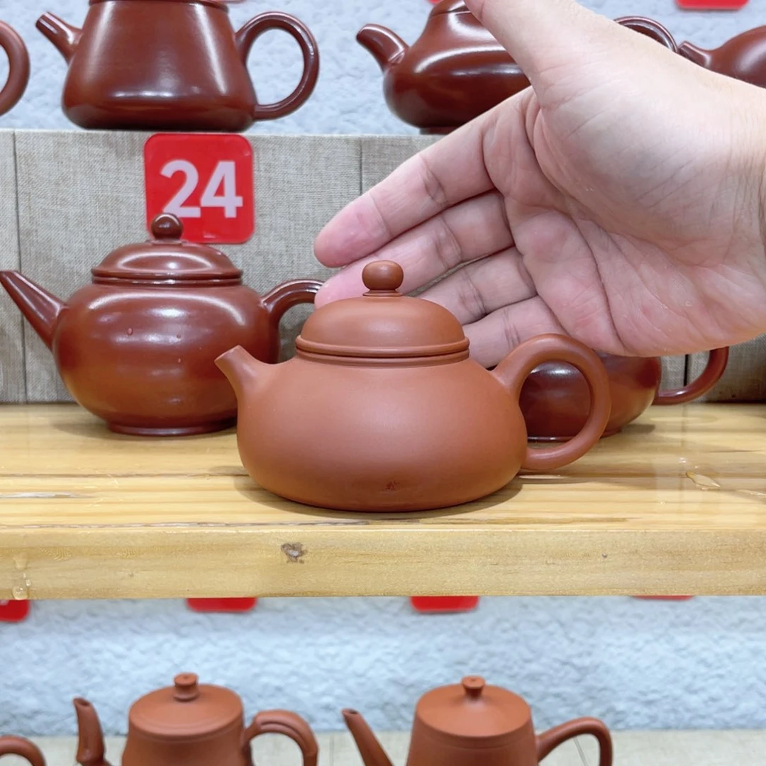 茶壶紫砂晨*.精工容天潮州手拉壶