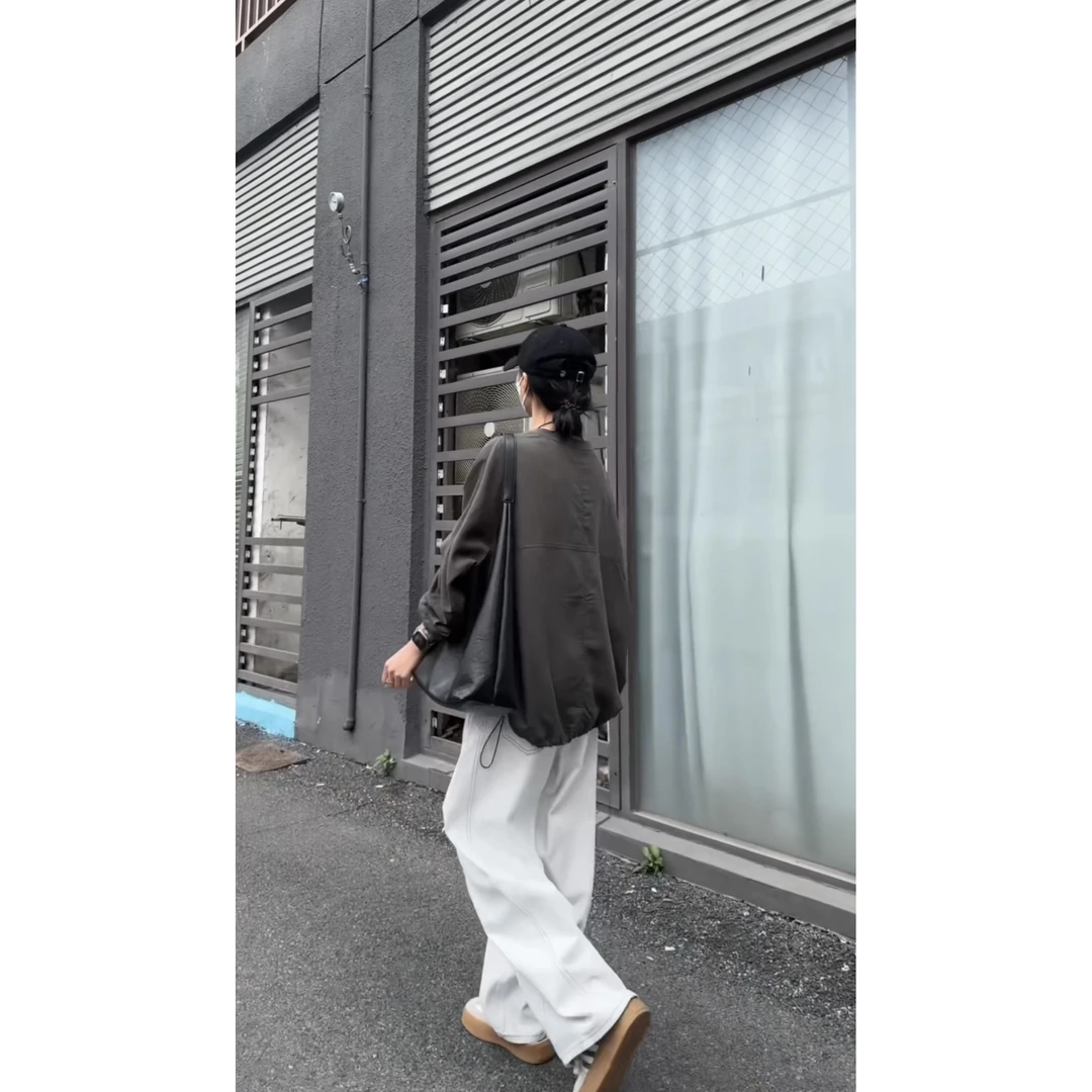 硕哥阔腿遮跨显瘦遮肉百搭休闲纯色弯刀牛仔裤 22905