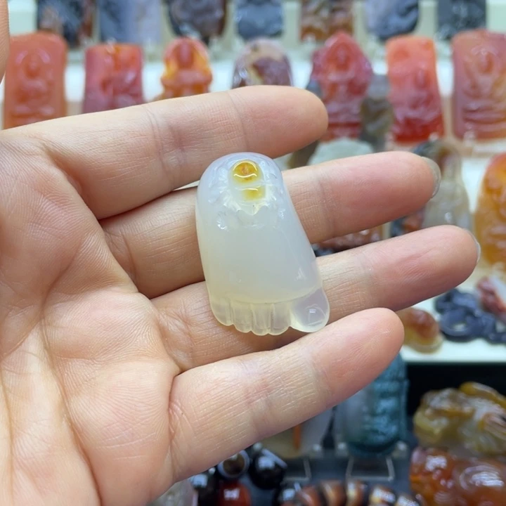 玛瑙/玉髓吊坠(赠链)未镶嵌吊坠