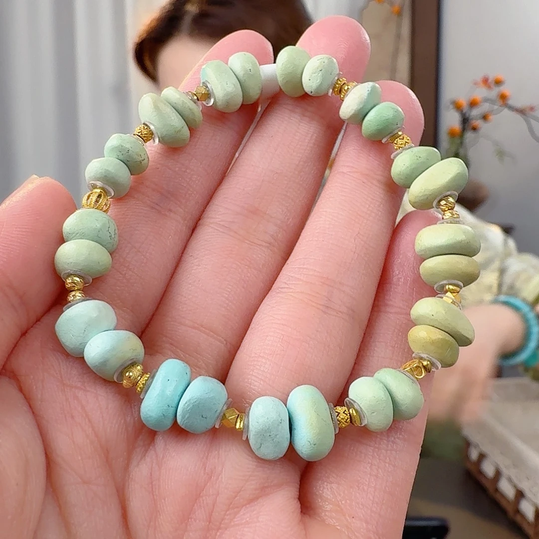 绿松石未镶嵌珠宝半成品