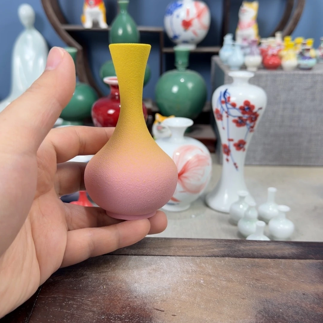 陶瓷手工小花器摆件