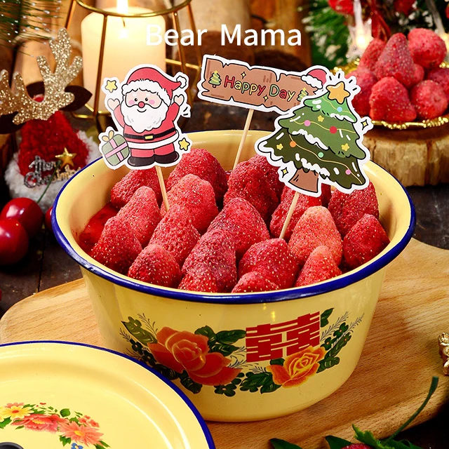 【焙尔妈妈】网红款搪瓷盆草莓蛋糕圣诞蛋糕生日蛋糕复古老式