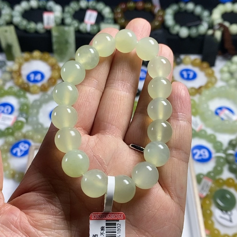 【闪购商品】蛇纹石玉手链未镶嵌小***奥