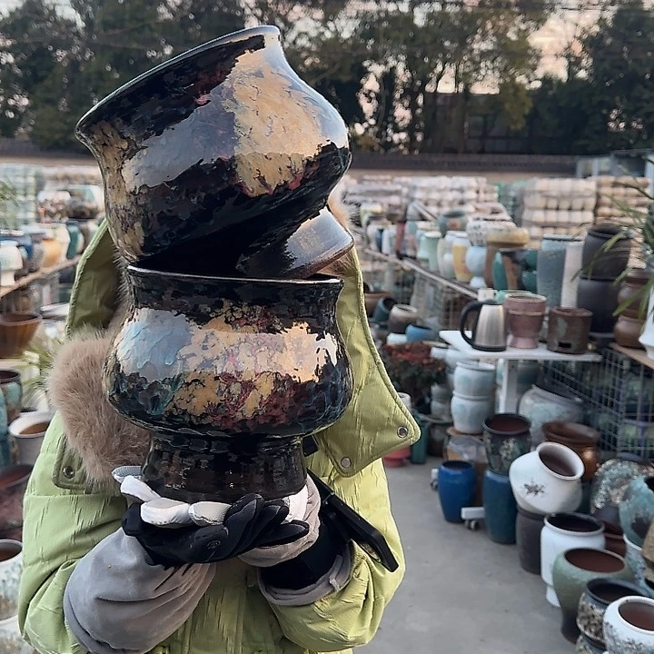 王嫂花盆1227-313高20口19