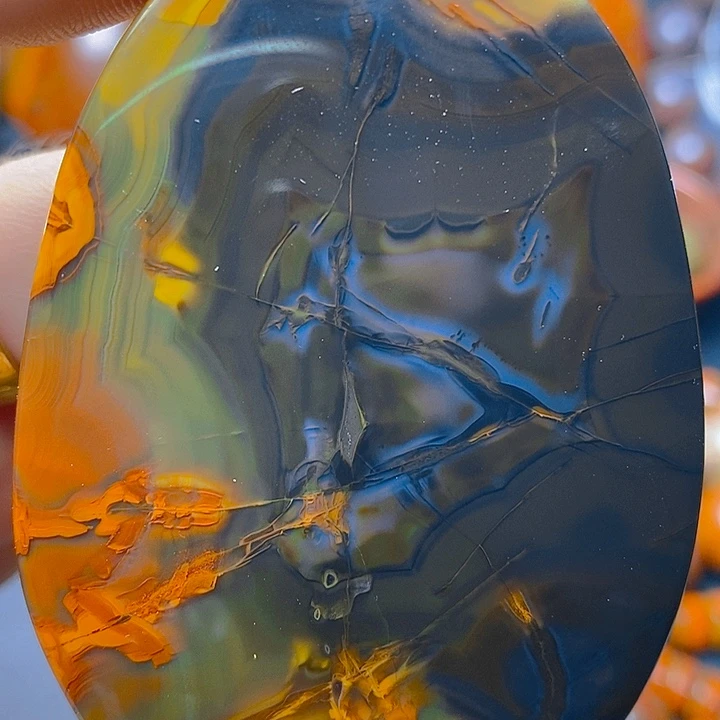 玛瑙/玉髓未镶嵌战国红