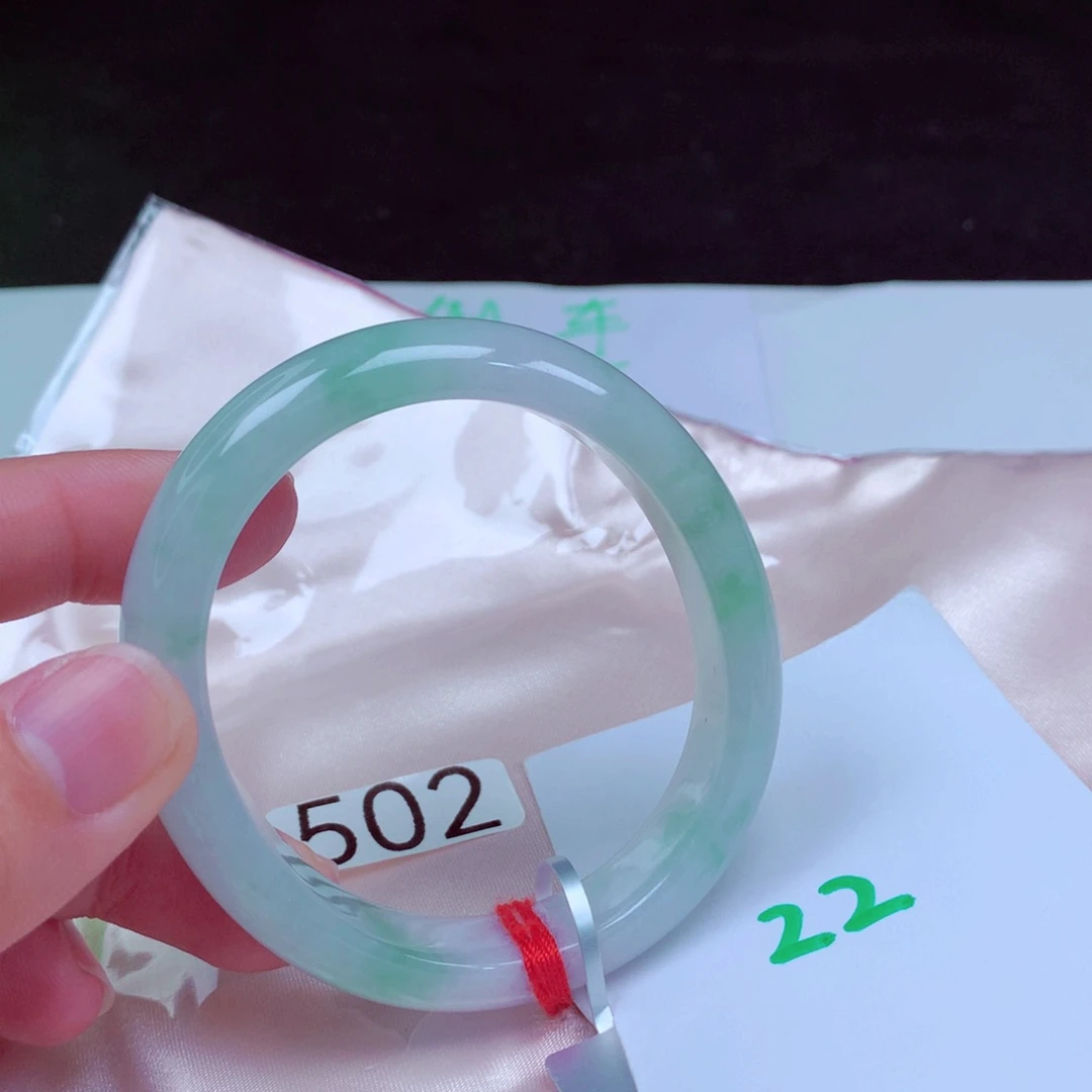 未镶嵌手镯翡翠缅甸天然A货翡翠手镯56.4贵妃