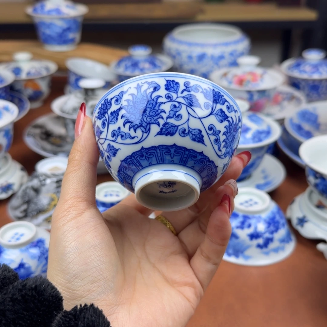 陶景德镇陶瓷手绘杯子