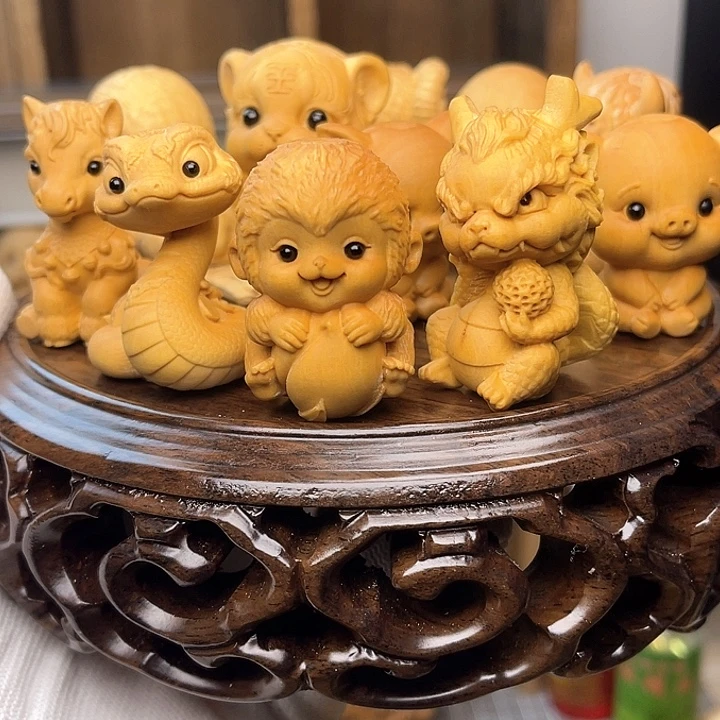 爆款十二生肖一整套十三个摆件