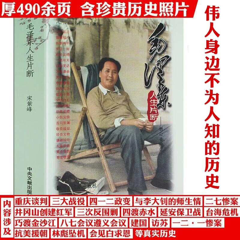 伟人的人生片断厚490余页历史人物传记正版书籍
