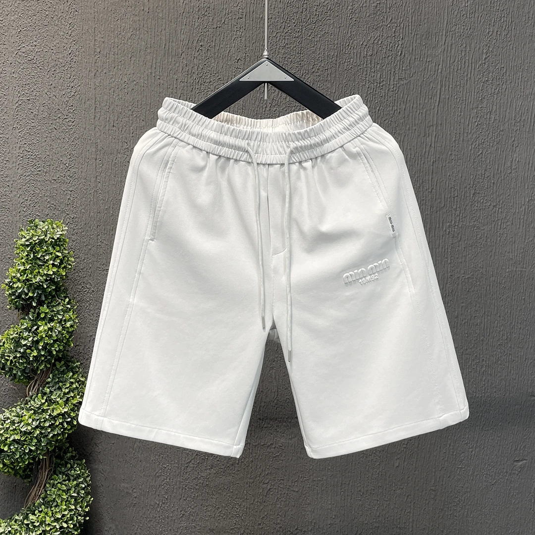 夏季时尚运动男士短裤薄款直筒休闲简约男士五分短裤速干纯色休闲