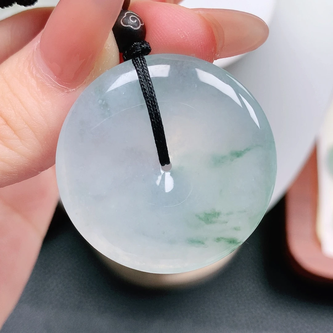 翡翠未镶嵌颈饰平安34.2-6.2