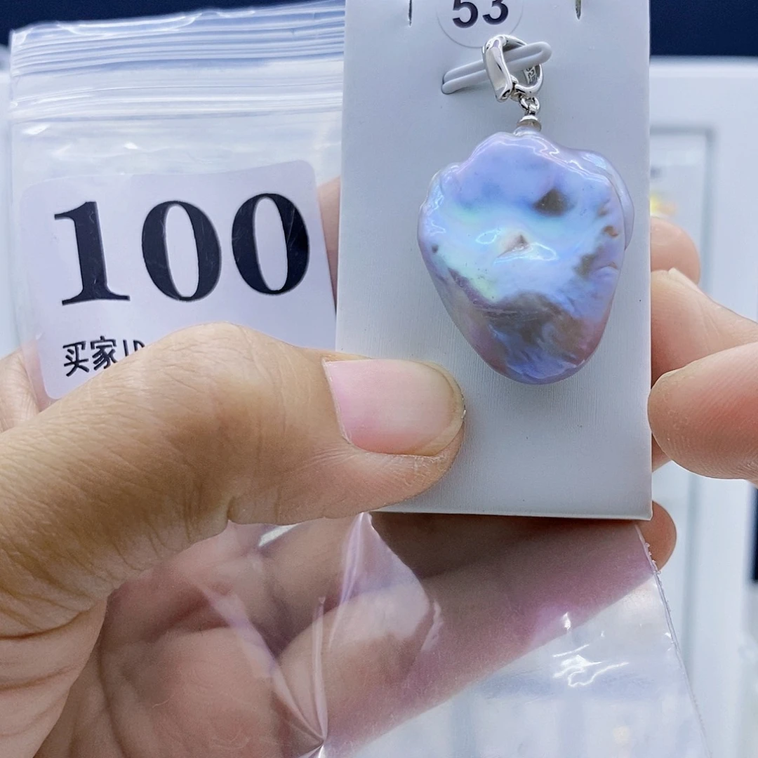 颈饰钛钢淡水珍珠