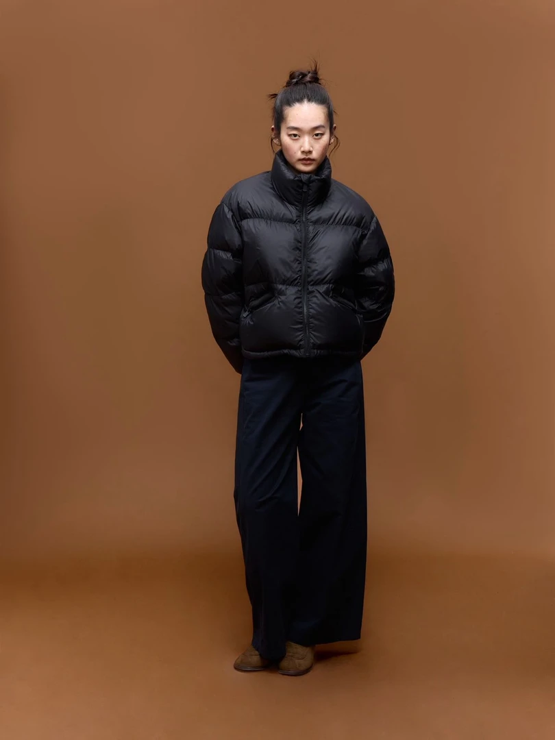 鑫燃KIKI 90白鸭绒宽松立领百搭短羽绒外套  53528  ET