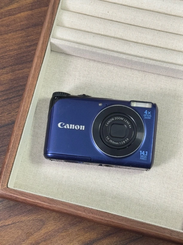 9新 Canon/佳能 a2200 蓝色高清ccd数码相机 冷色调