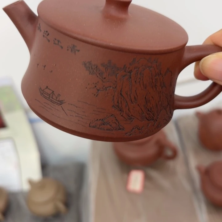 紫砂茶壶宜兴原矿底槽青