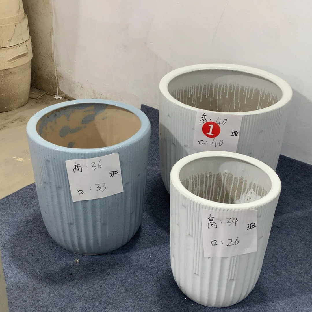高温陶瓷花盆微瑕