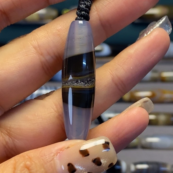 玛瑙/玉髓合金蓝沁