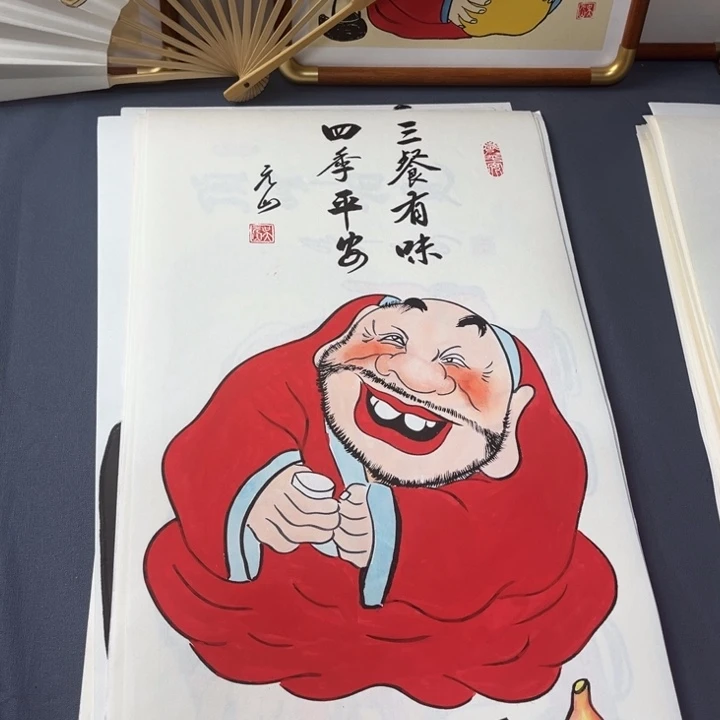 国画禅意纯手绘作品