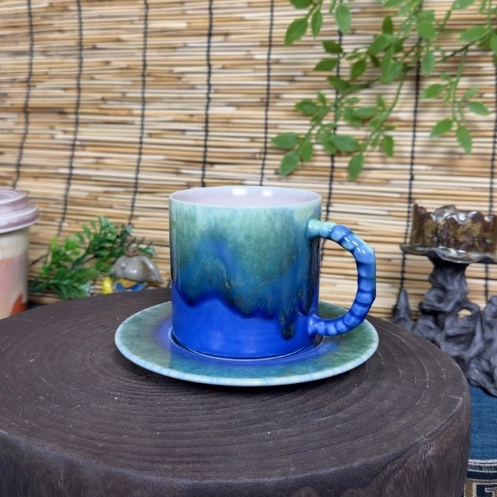 陶瓷景德镇高温颜色釉咖啡杯