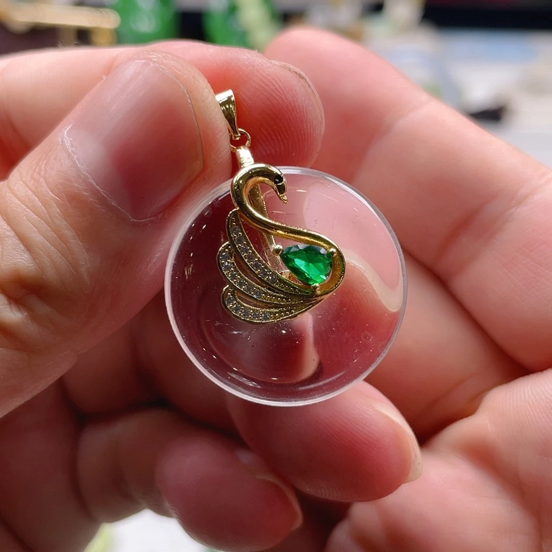 颈饰未镶嵌水晶天然