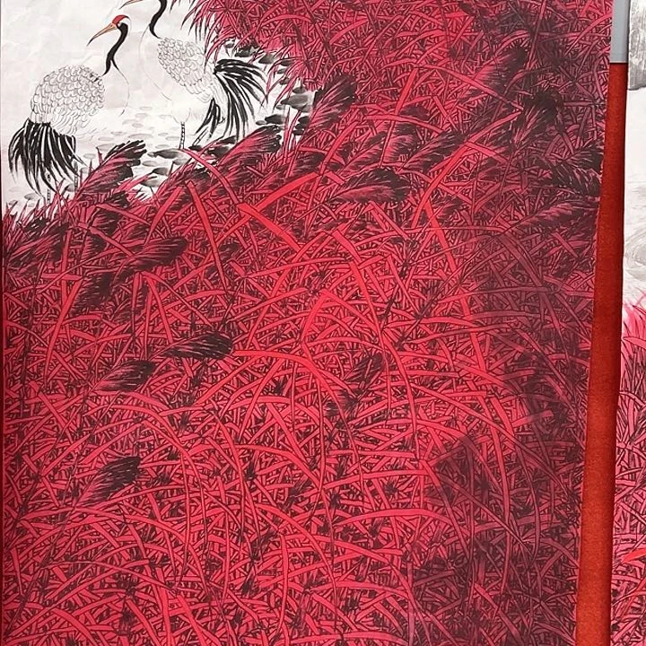 国画新年快乐纯手纯手纯