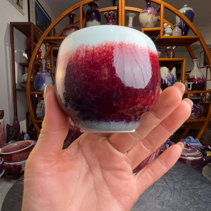 牛家钧窑牛自恒老师钧瓷杯