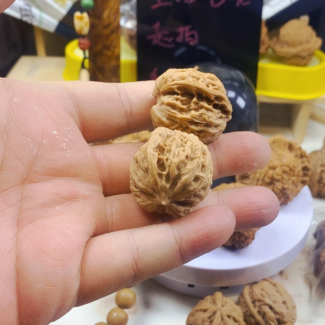 文玩核桃手把件34野生小众
