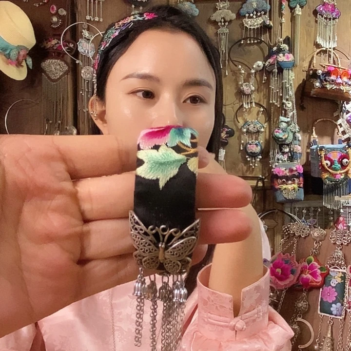 铁合金花岗石项链