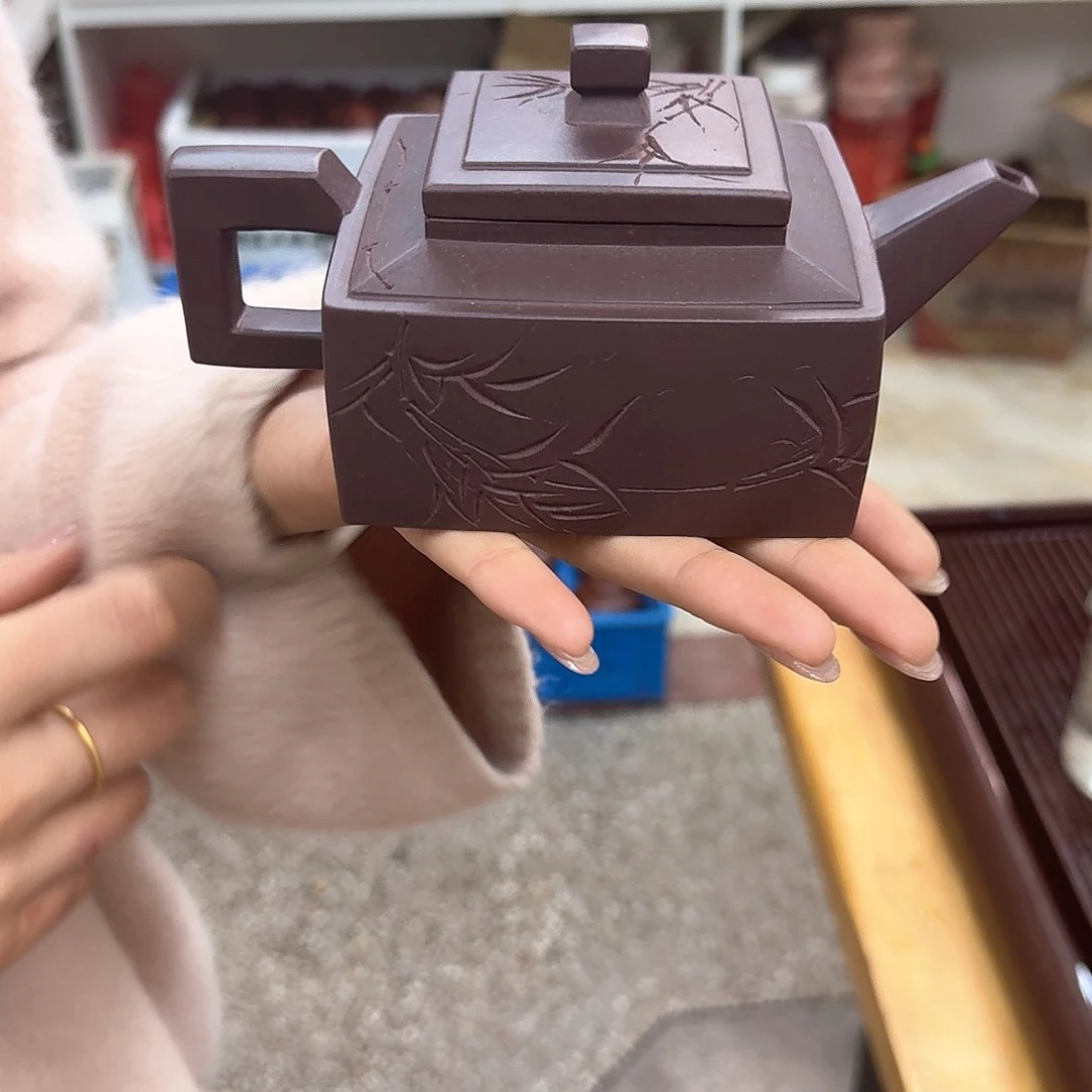 紫砂茶壶紫砂壶方山逸士400cc左右