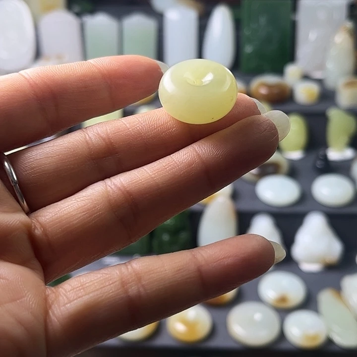 和田玉（黄玉）未镶嵌包链