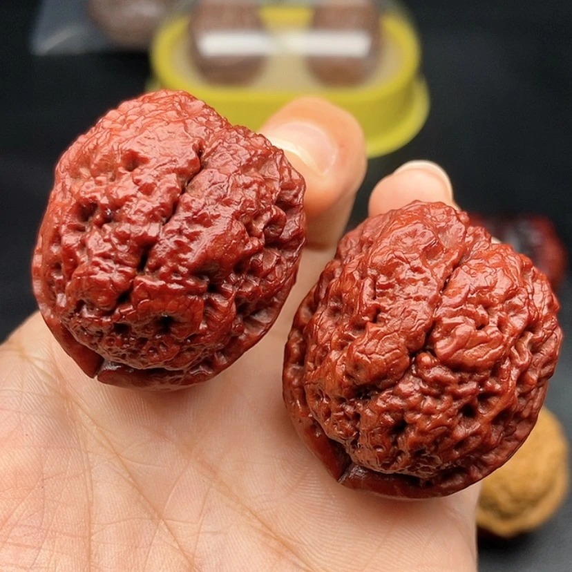 【闪购商品】把件文玩核桃39尺老蟾头