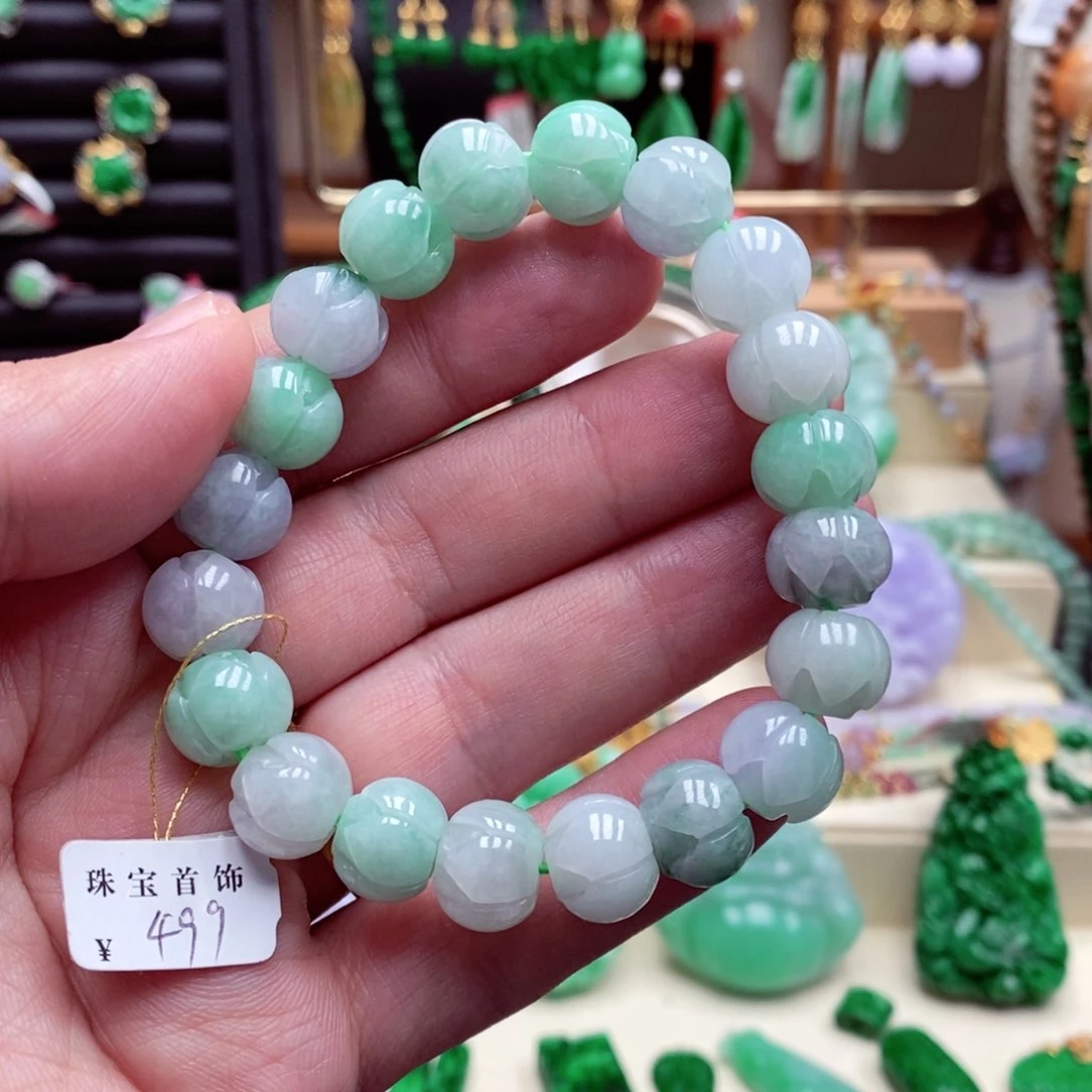 未镶嵌手链翡翠翡翠手串
