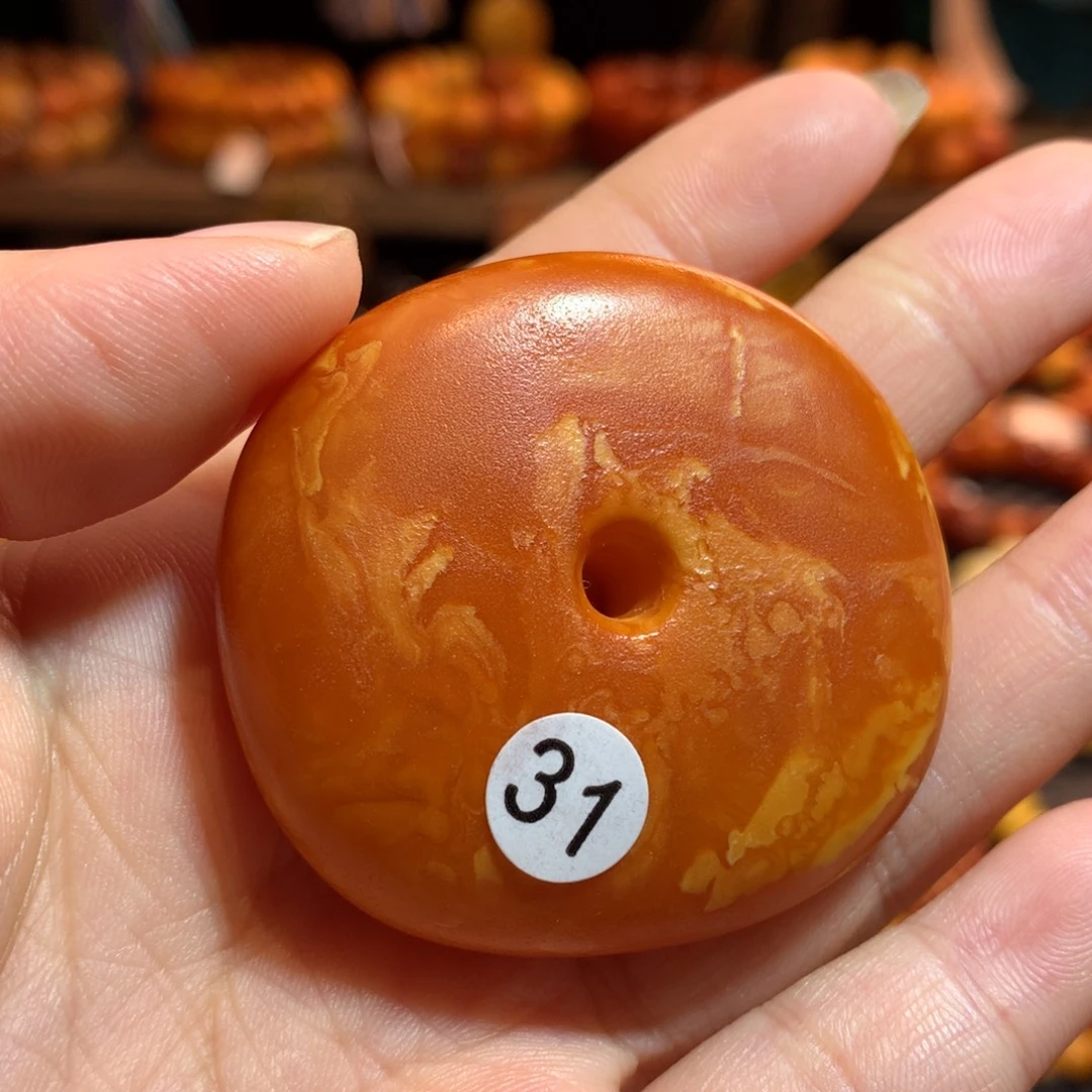 蜜蜡未镶嵌吊坠(不含链)