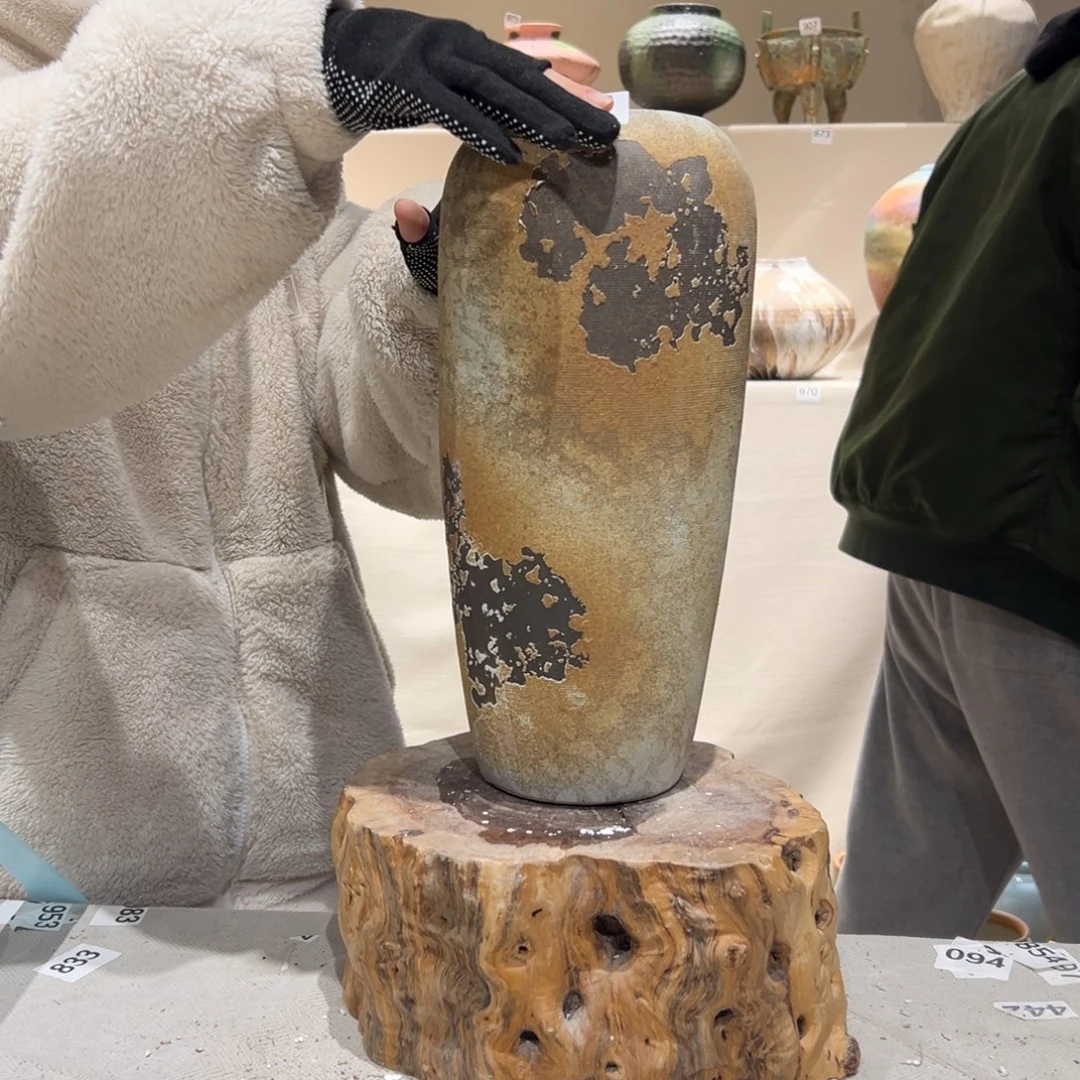 花瓶摆件花瓶摆件花瓶170华庭街上釉色彩